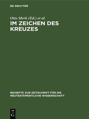 cover image of Im Zeichen des Kreuzes